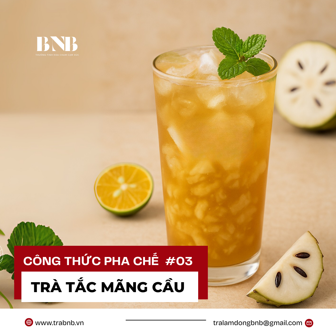 CÔNG THỨC PHA CHẾ TRÀ MÃNG CẦU TẮC
